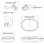 Language Translator Earbuds, 144 Languages High Accuracy Translator Headset BT 5.3 Two Way Real Time Translation Languages Speech Translator Earphones for Learning Traveling Sport