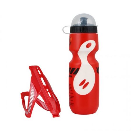 Bicycle Water Bottle Holder Rack Set 650ml Outdoor Portable Mountain Bike Water Cup V-Shaped Bottle Holder Cycle Accessories