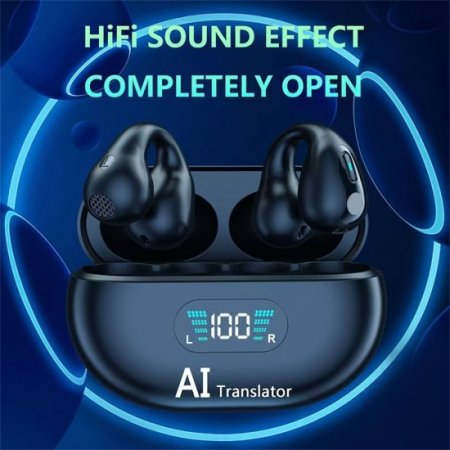 Language Translation Earbuds - Translation Earbuds Real Time, 144 Languages Online Translation, Voice Language Translator with BT 5.3 and APP