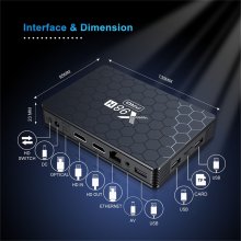 X98H pro Box Allwinner H618 Android 12.0 4GB 64GB HD Android TV Box Smart TV Box with 1080p BT5.0