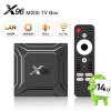 X96M200 Android TV Box 14.0, Amlogic S905X5M,4GB RAM 16/32/64GB ROM Android 14 TV Box 4K 1000M Ethernet Smart TV Boxes Support 2.4G 5G Dual WiFi BT5.X USB 2.0