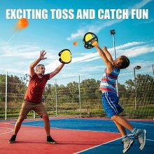 Toss and Catch Ball Set Game, Outdoor Kids Activities, Easy Throw and Catch,Summer Fun Toy for Backyard, Park, Camping