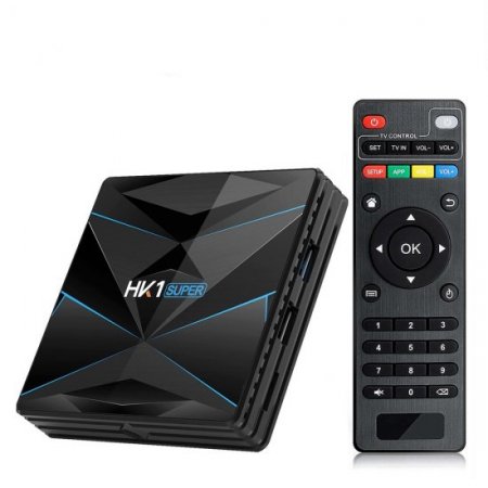 HK1 Super Android 9.0 Smart TV BOX Google Assistant 4G 64G RK3318 4K 3D Utral HD TV Wifi Play Store Free Apps Fast Set top Box