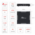 X96 Max Plus Android 9.0 4GB 64GB IPTV BOX Amlogic S905X3 H.265 4K 2.4G 5G WiFi Smart TV BOX
