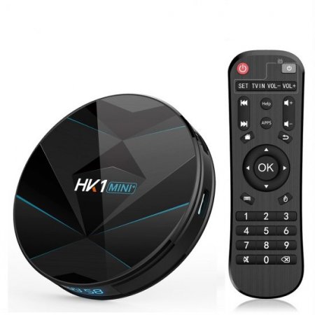 HK1 MINI plus TV BOX Android 9.0 Rockchip RK3318 2.4G/5G WIFI bluetooth 4K HD Set Top Box