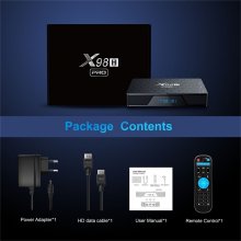 X98H pro Box Allwinner H618 Android 12.0 4GB 64GB HD Android TV Box Smart TV Box with 1080p BT5.0