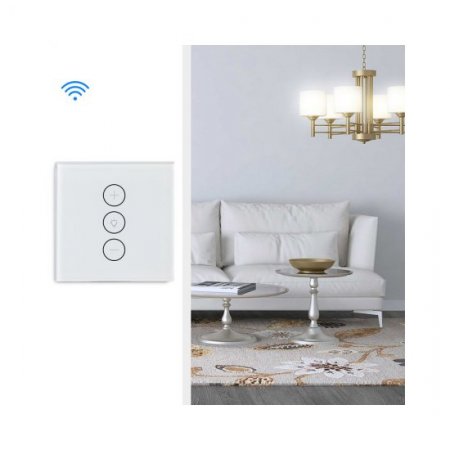 Tuya Smart Switch,Smart Dimmer Switch,Works With Tmall Genie/Alexa/GoogleHome, Dimmable Lighting Smart Home, No Hub Required