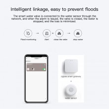 Zigbee Smart Valve, Tuya Smart Water Valve Shutoff, Automatic Ball Valve Watering Timer, Sprinkler Controller, Compatible with Alexa and Google Assistant and App iOS/Android