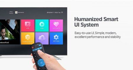 Dalletektv R1 Android 9.0 TV Box Smart 4K Ultra HD S905W Quad Core Media Player Wifi Set-top Box