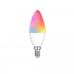 Tuya Smart Light Bulb,WIFI Smart Candle Light Blub,LED Multicolor,Support Tmall Genie/Alexa/GoogleHome,No Hub Needed