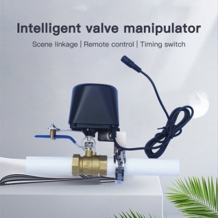 Zigbee Smart Valve, Tuya Smart Water Valve Shutoff, Automatic Ball Valve Watering Timer, Sprinkler Controller, Compatible with Alexa and Google Assistant and App iOS/Android