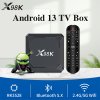 X98K RK3528A Android 14.0 TV Box 4GB RAM 32GB ROM, Android Box 6K1000M Ethernet Wi-Fi 6 2.4G/5G Dual-WiFi Support 4K Bluetooth 5.X USB 3.0 X98K Smart Box for TV