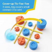 Tic Tac Toe Bolt Game, Board Game,Head-to-Head Game,3-in-1 Handheld Puzzle Game Console,Portable Travel Games for Memory Growth Fidget Toys Board Games for Kids and Adults